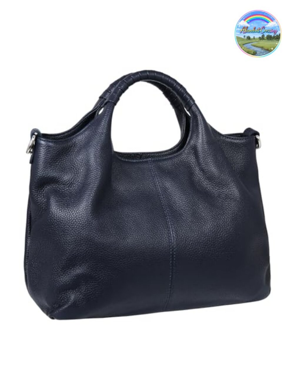 Genuine Leather Satchel Top Handle Bag Large Tote Purse